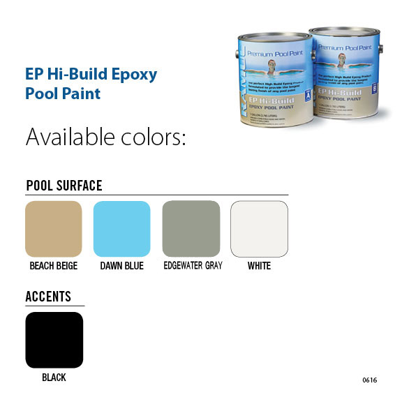 Ramuc Hi Build Epoxy Swimming Pool Paint Colors